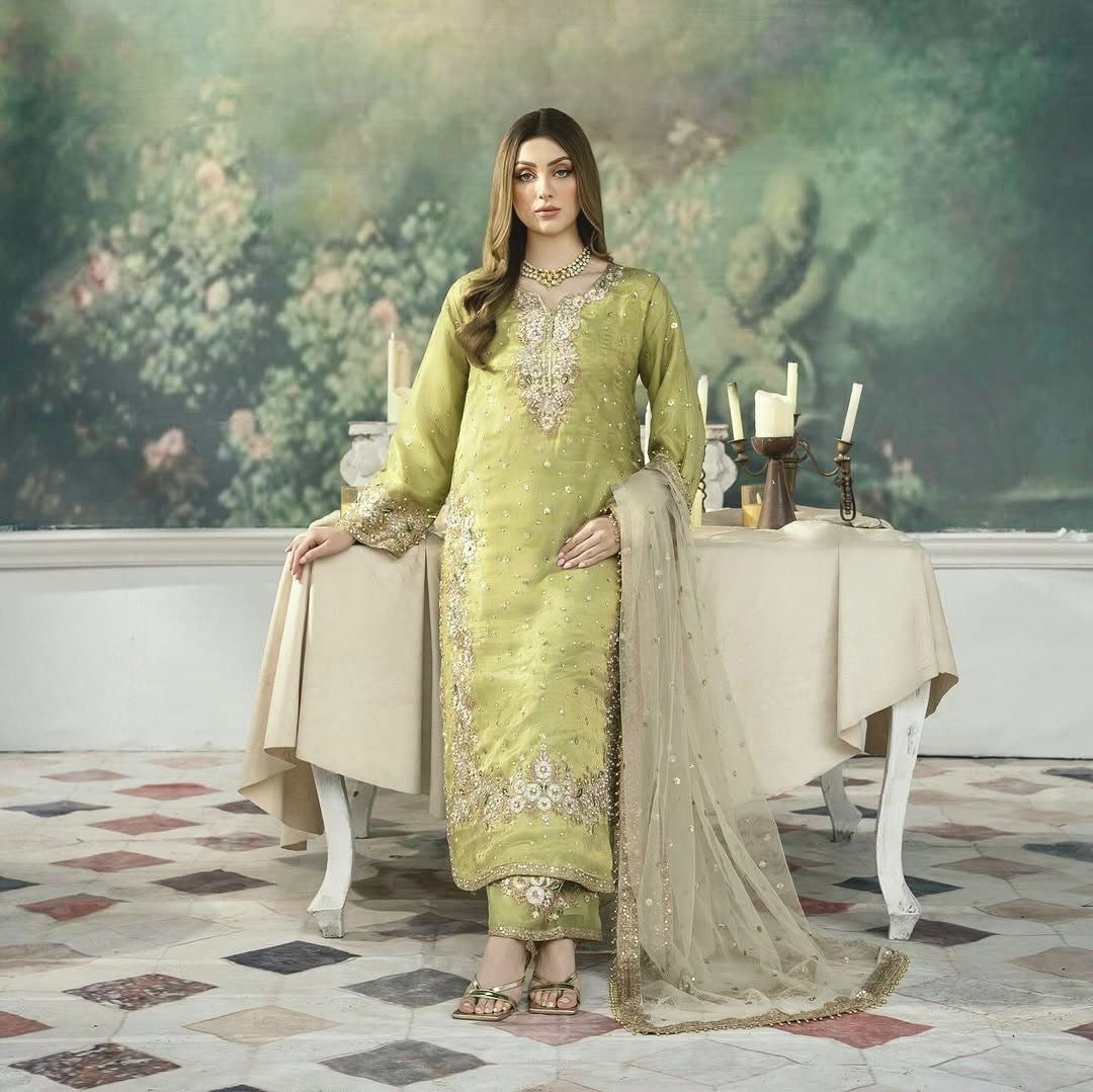 Jashn Sharara Green