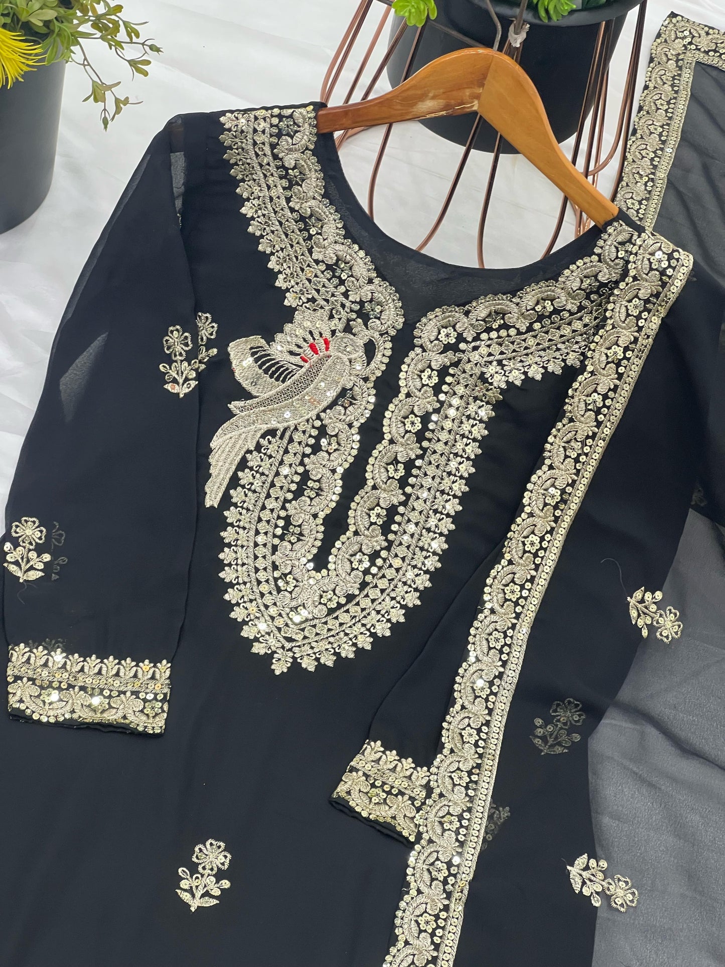 Jameela Sharara/Gharara Black