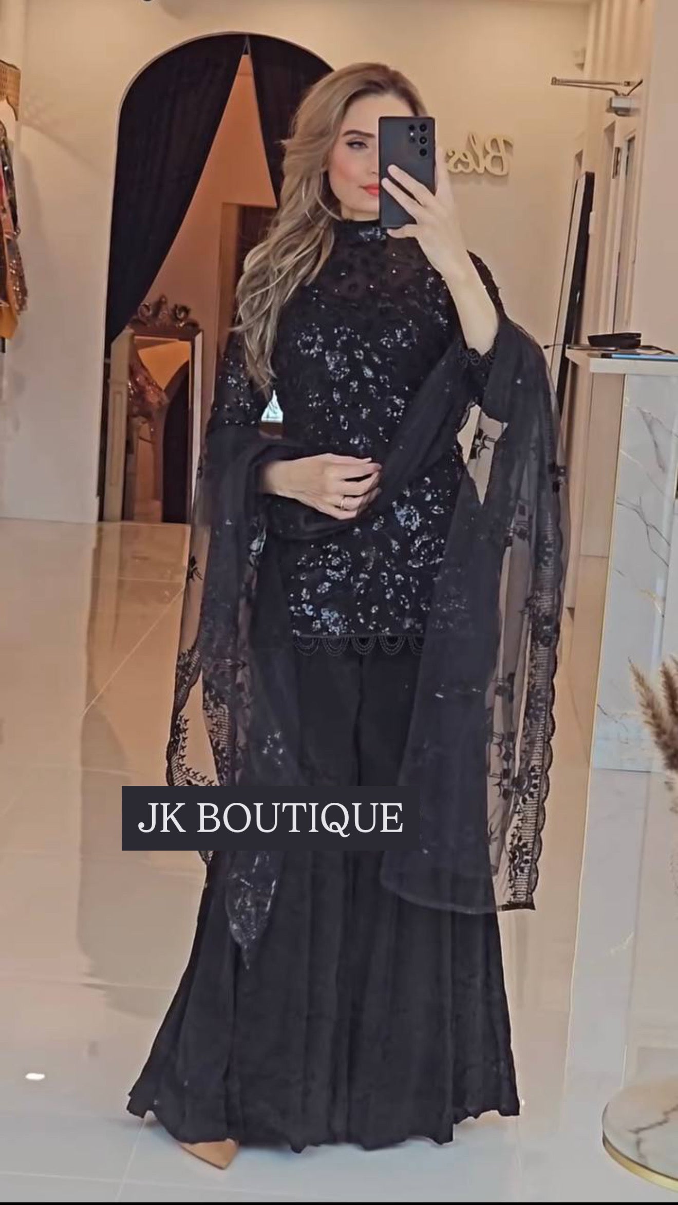 Salma Gharara/Sharara Black