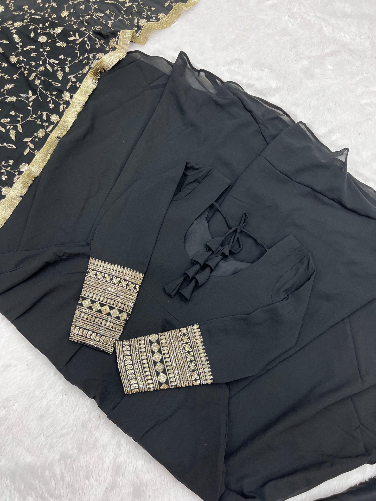 Nilofer Black Anarkali