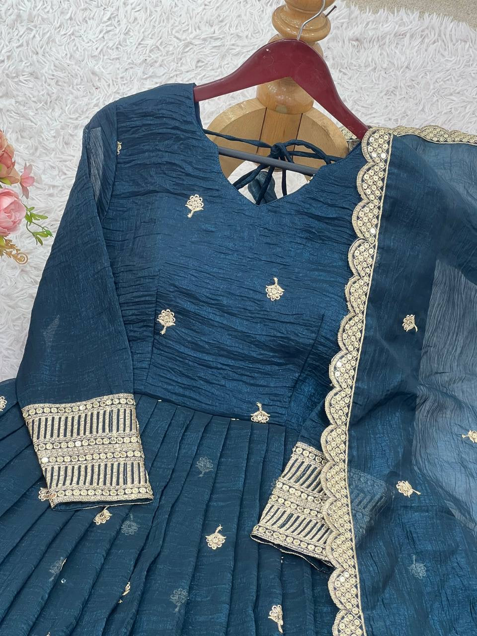 Diya Anarkali Blue