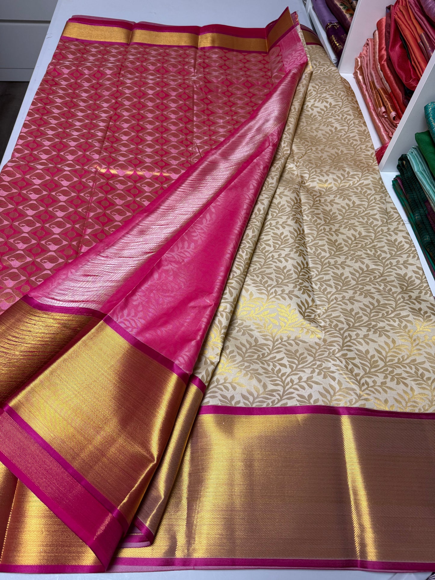 Silk Saree Beige 21