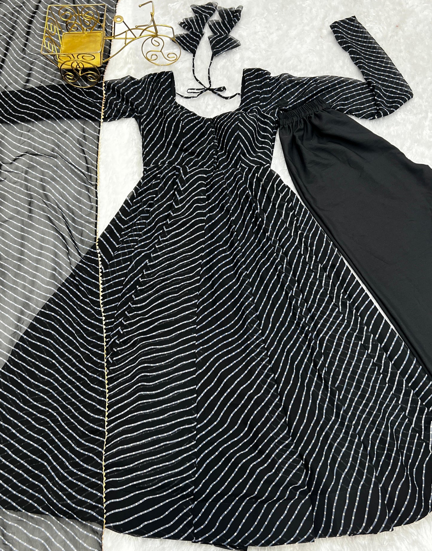 Jahanara Black Anarkali