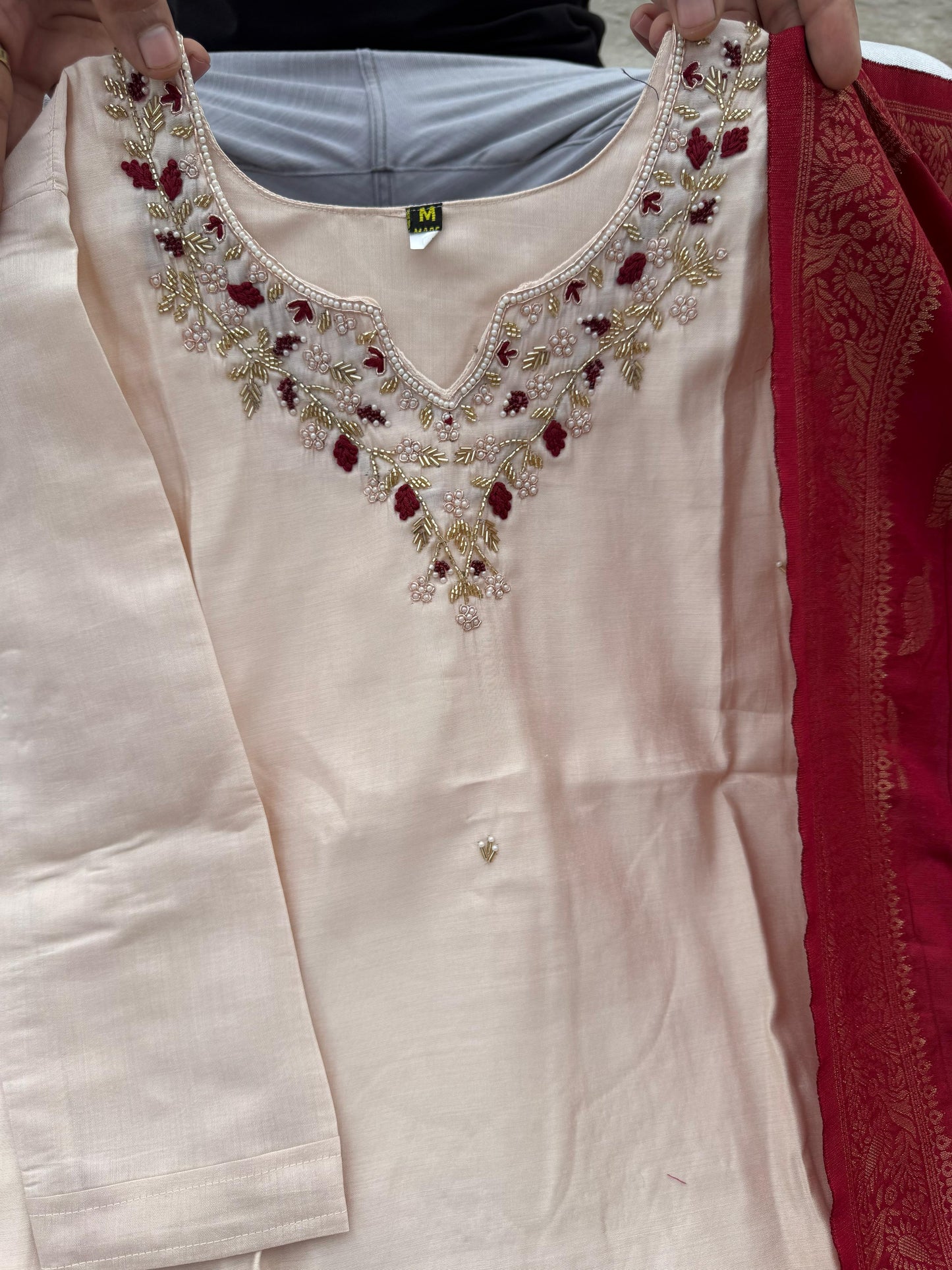 Nila Kurti Set Beige
