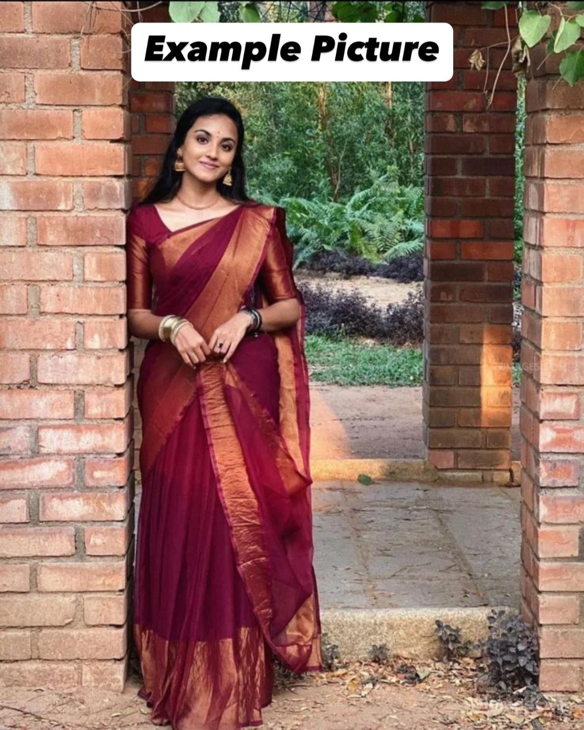 Black Half Saree