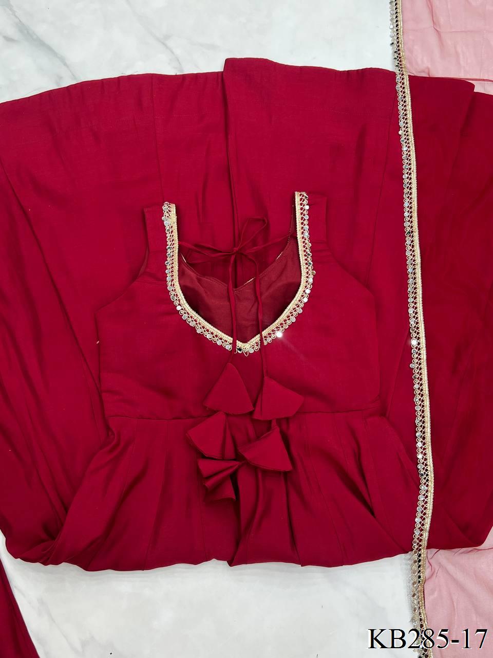 Inaya Anarkali Maroon