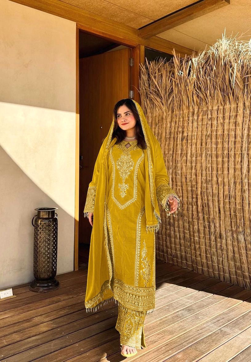 Noor Sharara/Gharara Yellow