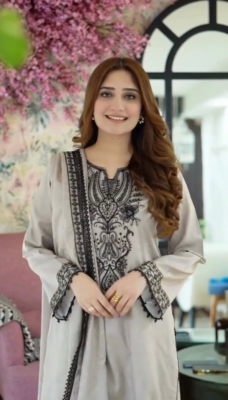 Riya Sharara Grey
