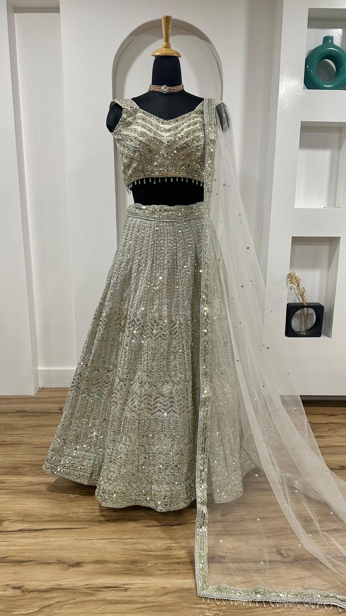 Darshana Unstitched Lehenga