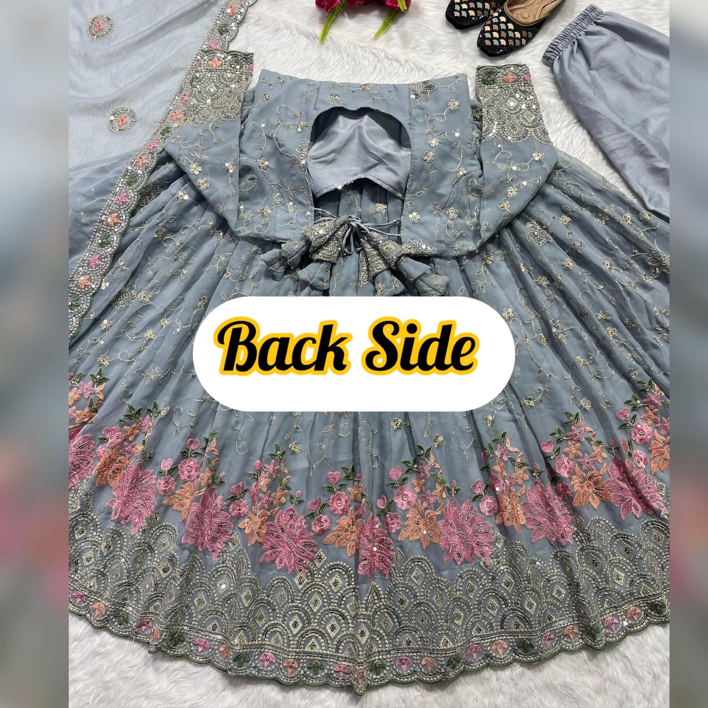 Nalini Anarkali Grey