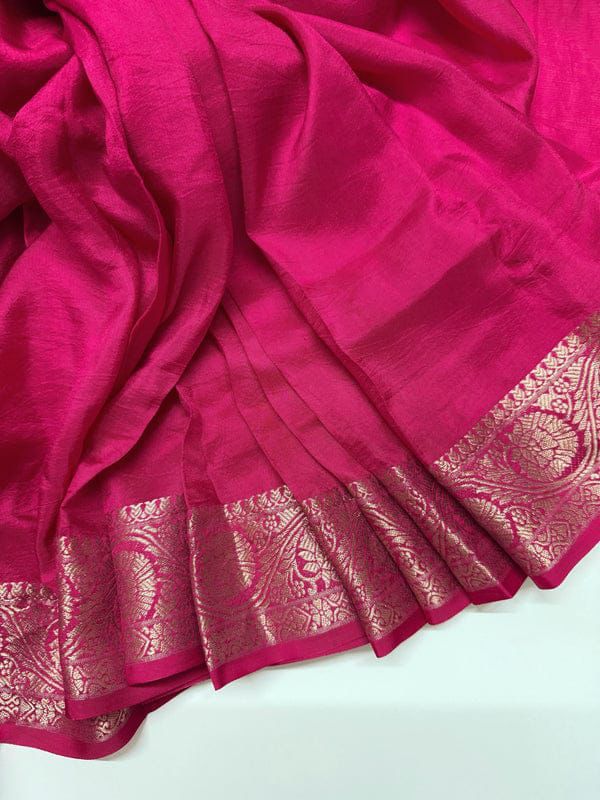 Gemini Party Saree Pink