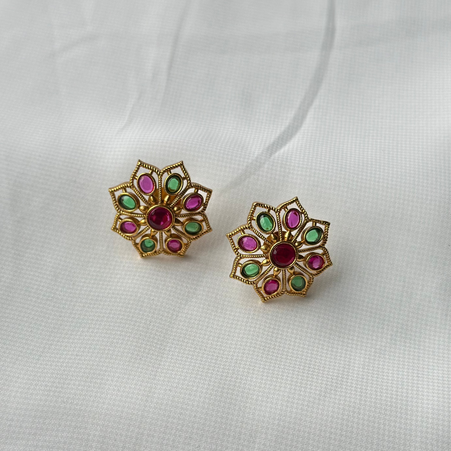 Stud Gold Earrings