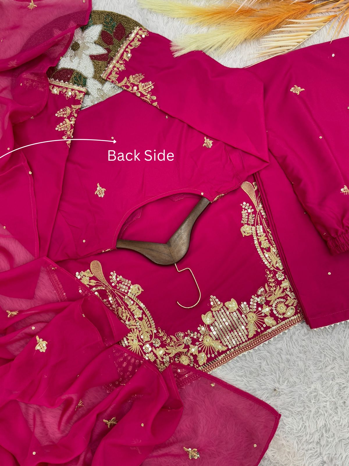 Haya Kurti Fuchsia