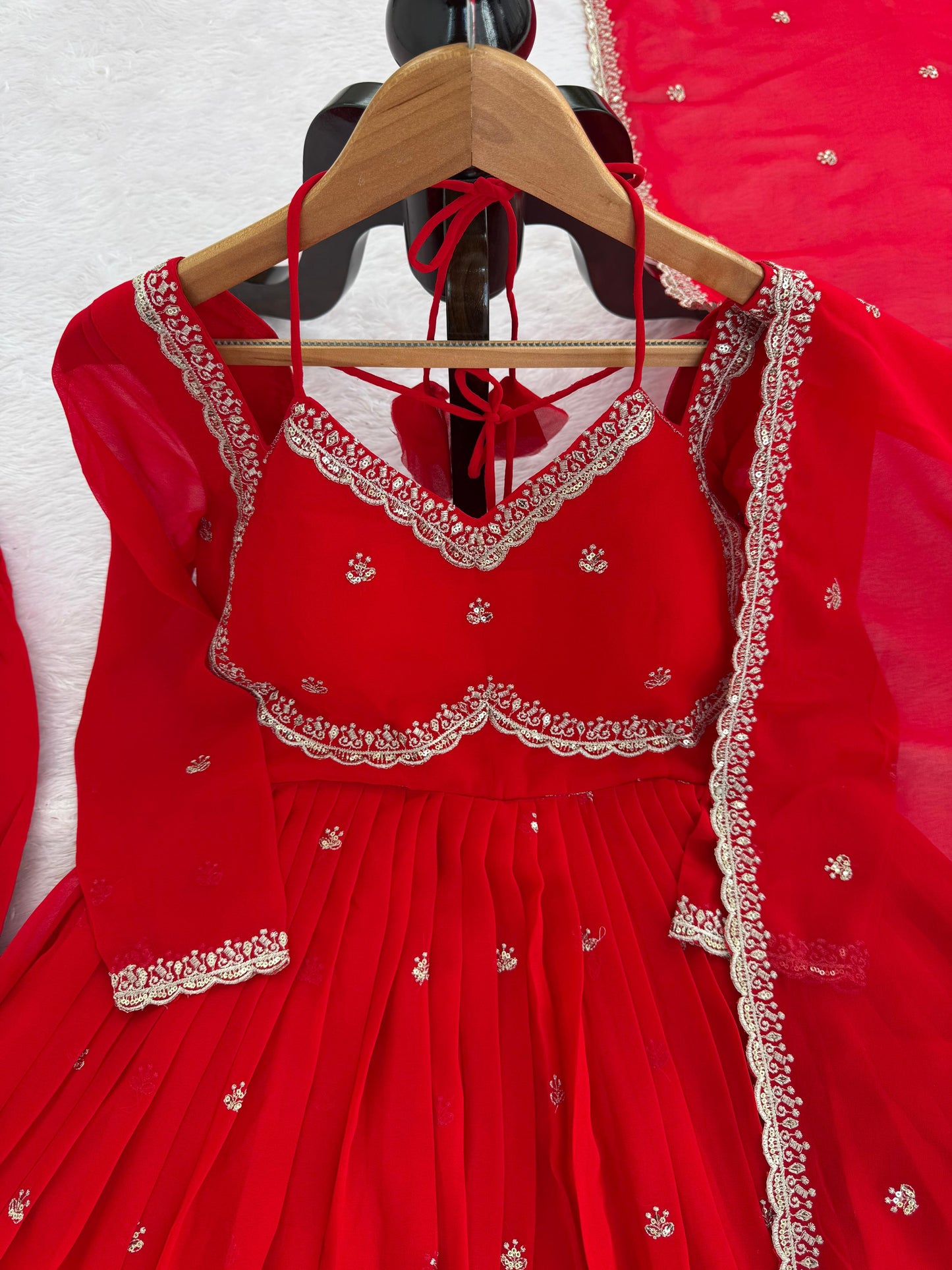 Sneha Anarkali Red