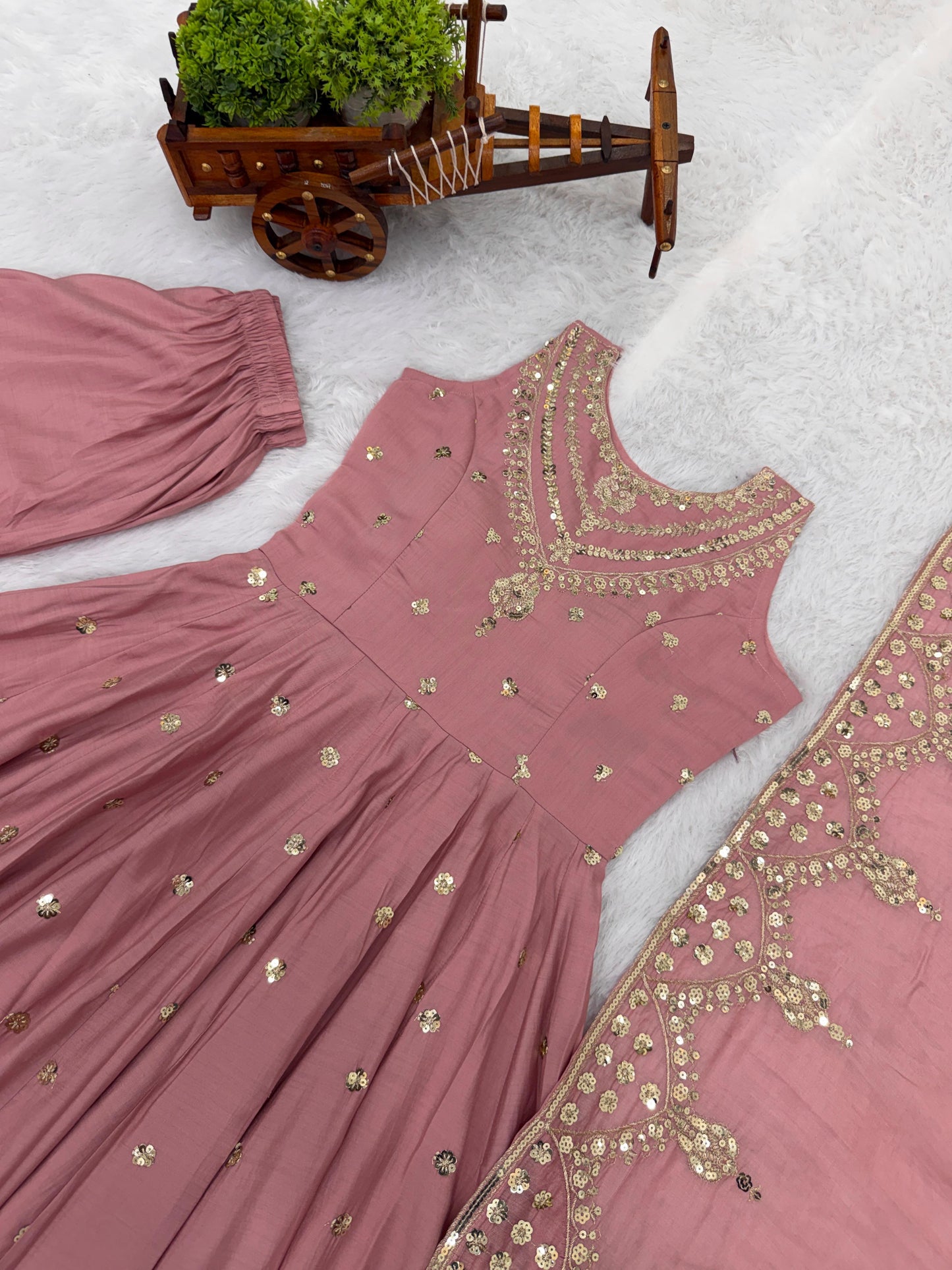 Tharanika Anarkali Rose
