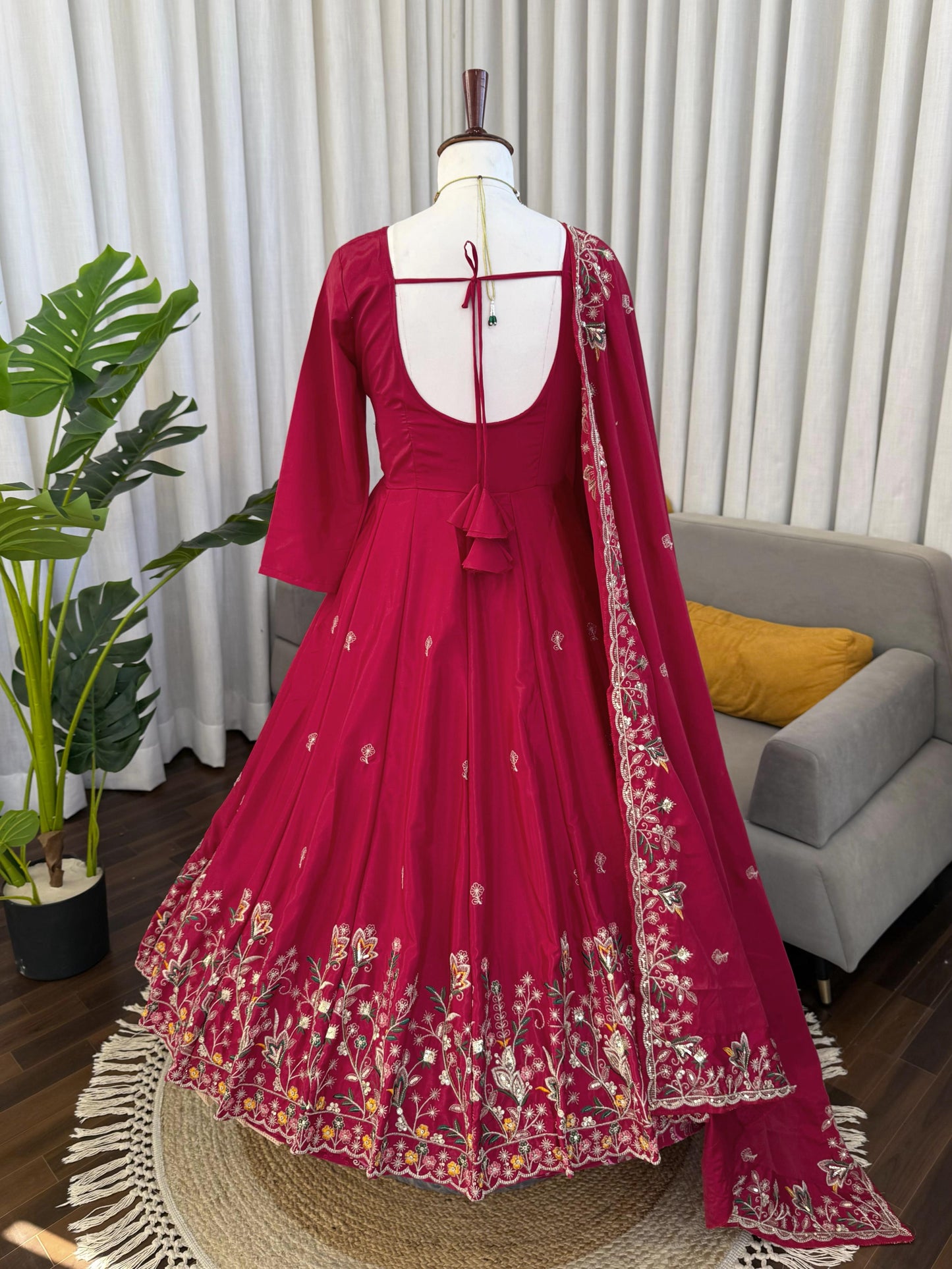 Yasmin Anarkali Pink