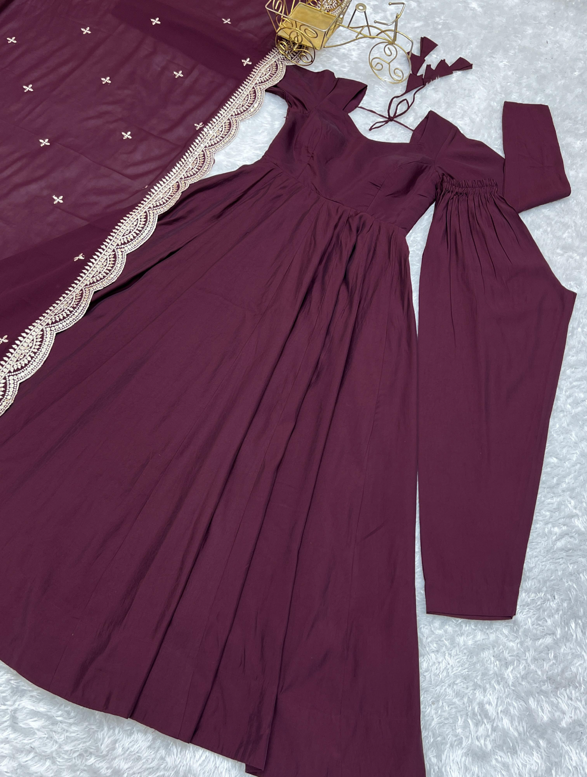 Elegant Purple Anarkali