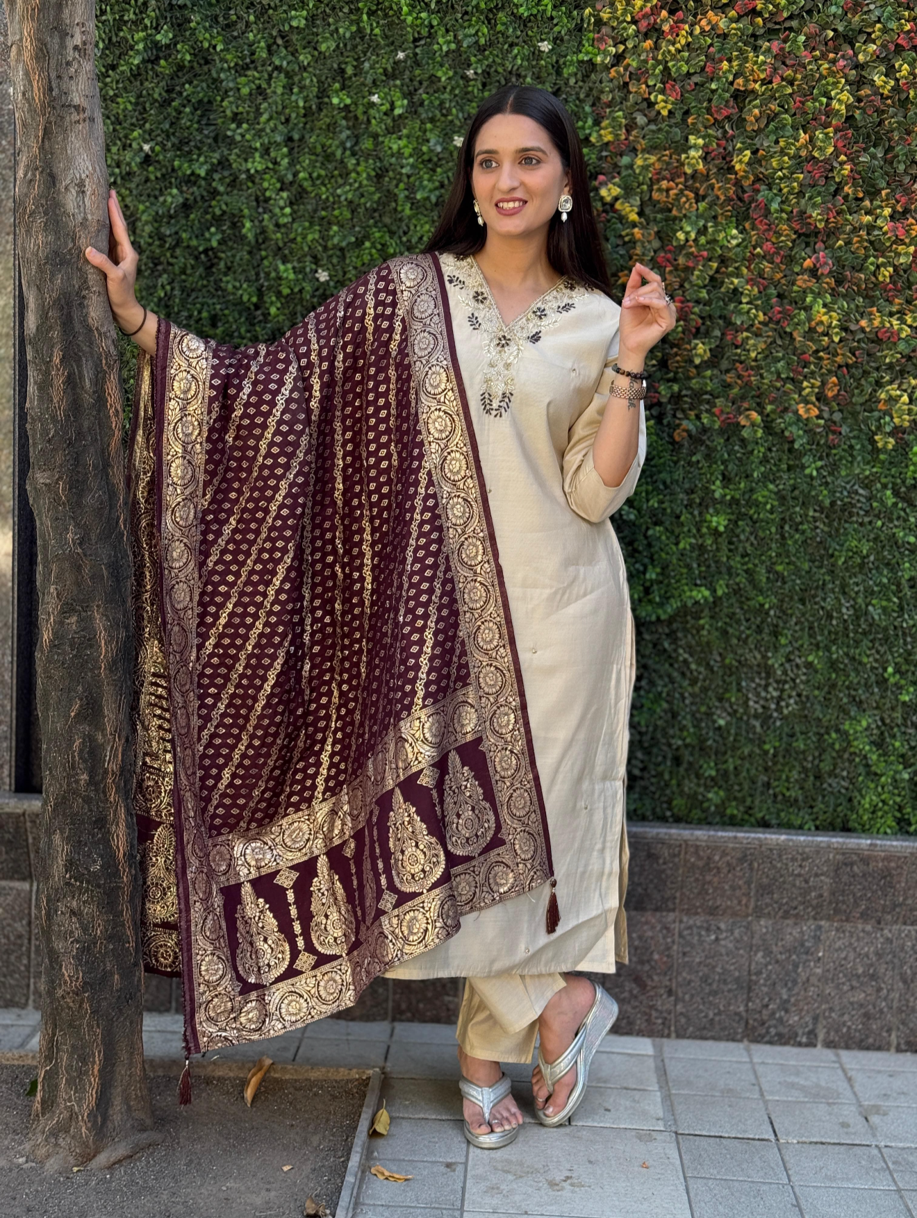 Kurti Set Beige