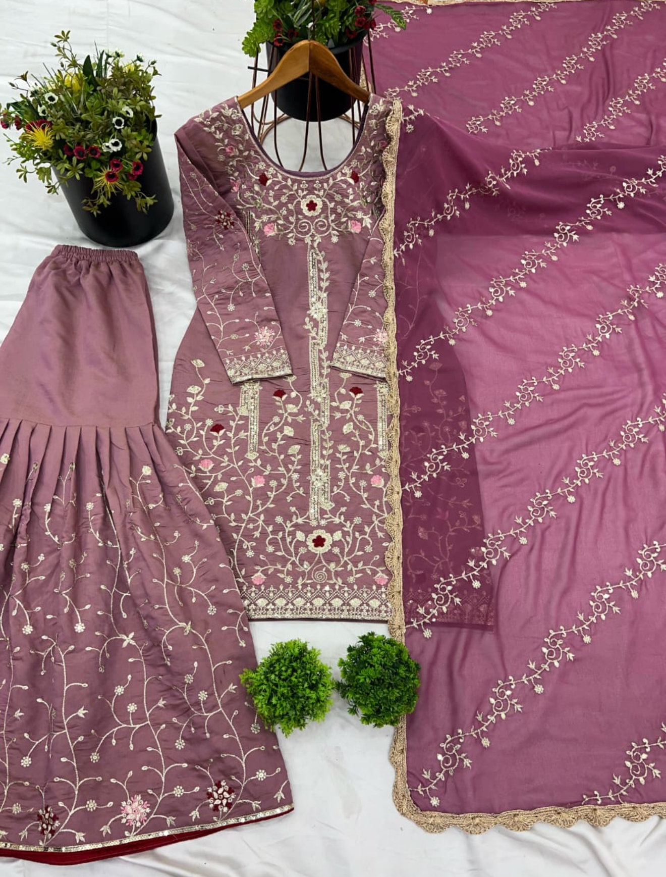Anisa Sharara/Gharara Purple
