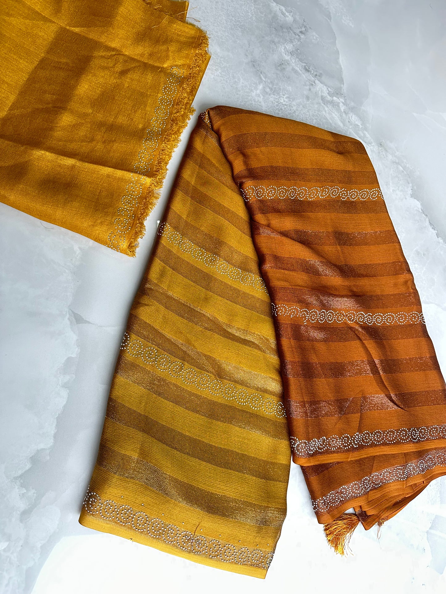 One Minute Saree Yellow/Orange