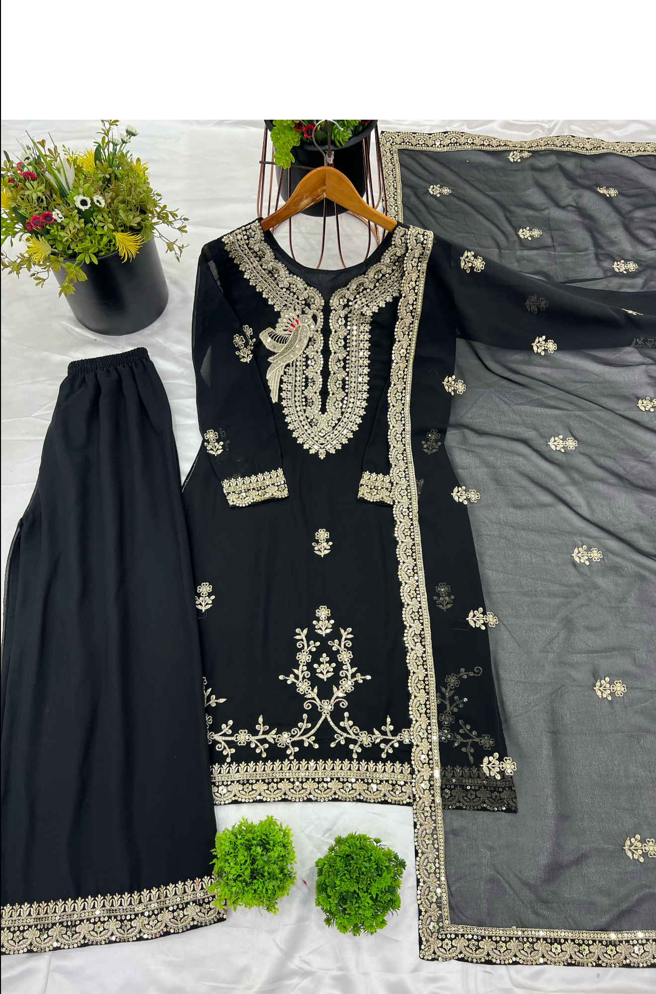 Jameela Sharara/Gharara Black