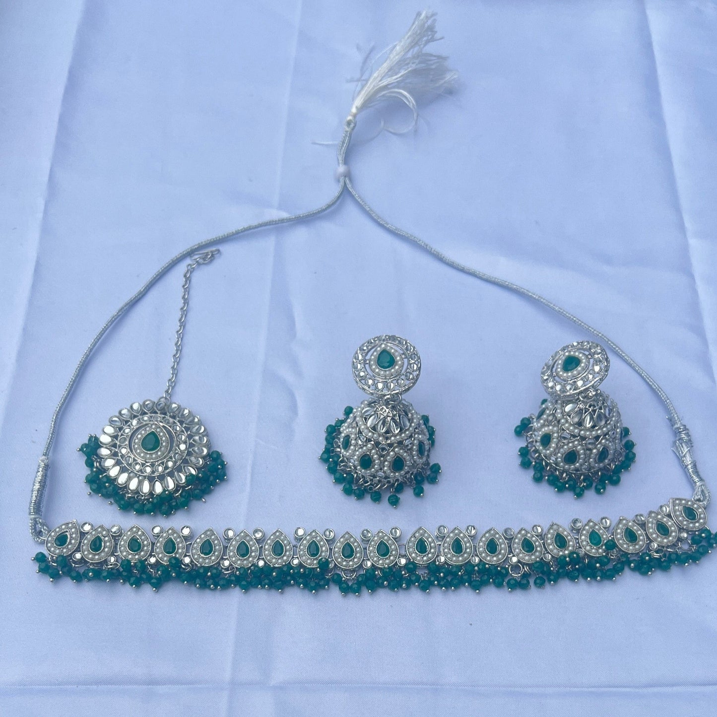 Party Jewellery Silver/Blue