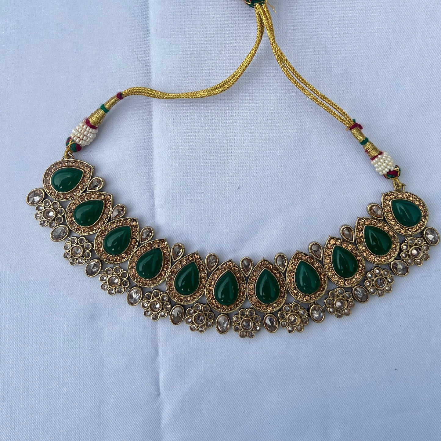 Bridal Upper Necklace Green