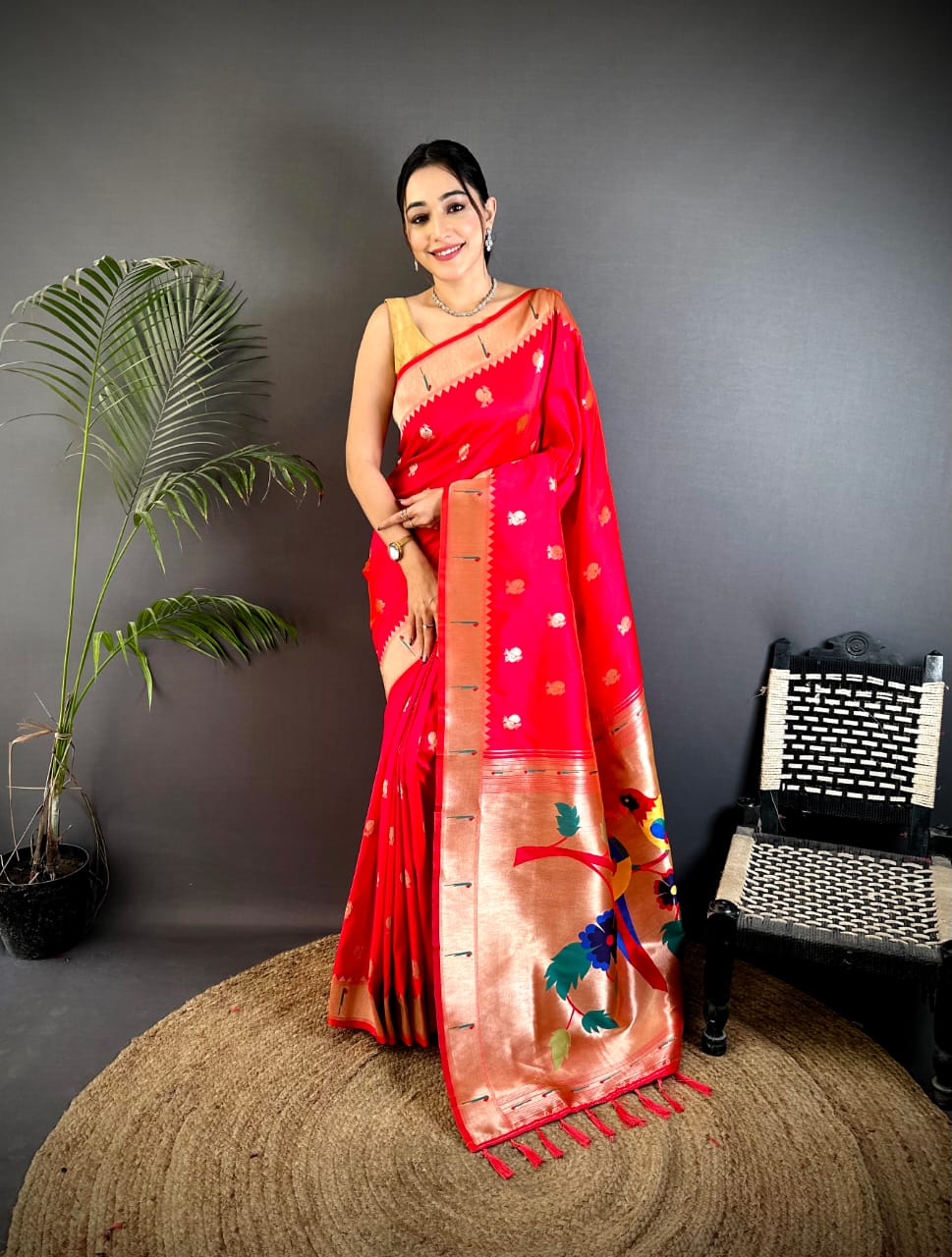Lakshmi Ready To Wear Saree Pink