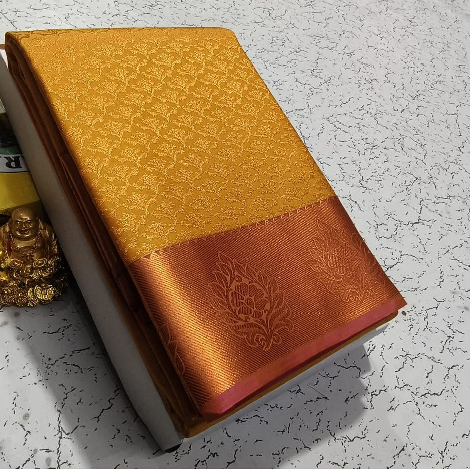 Silk Saree Yellow 10