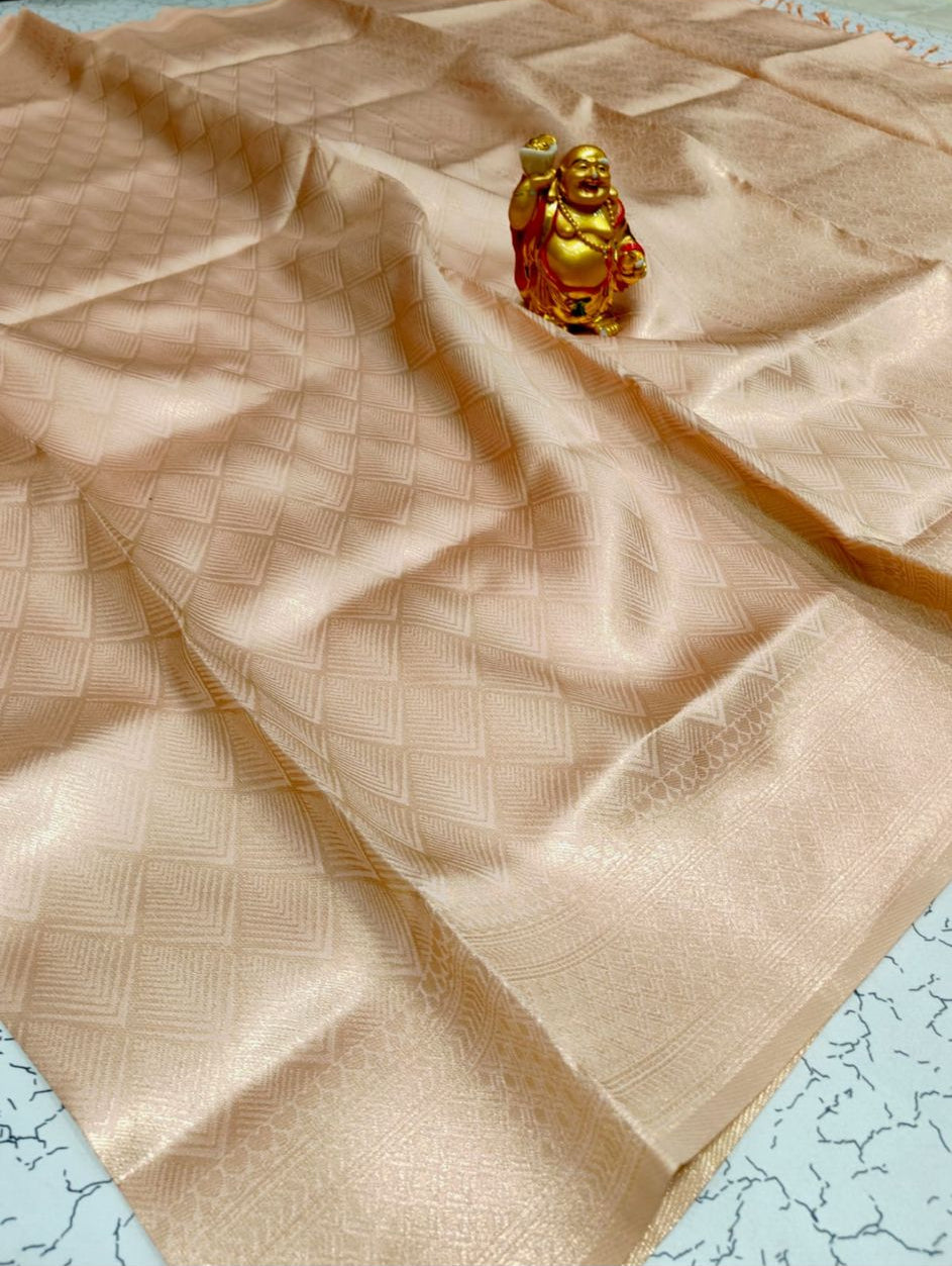 Silk Saree Beige 15