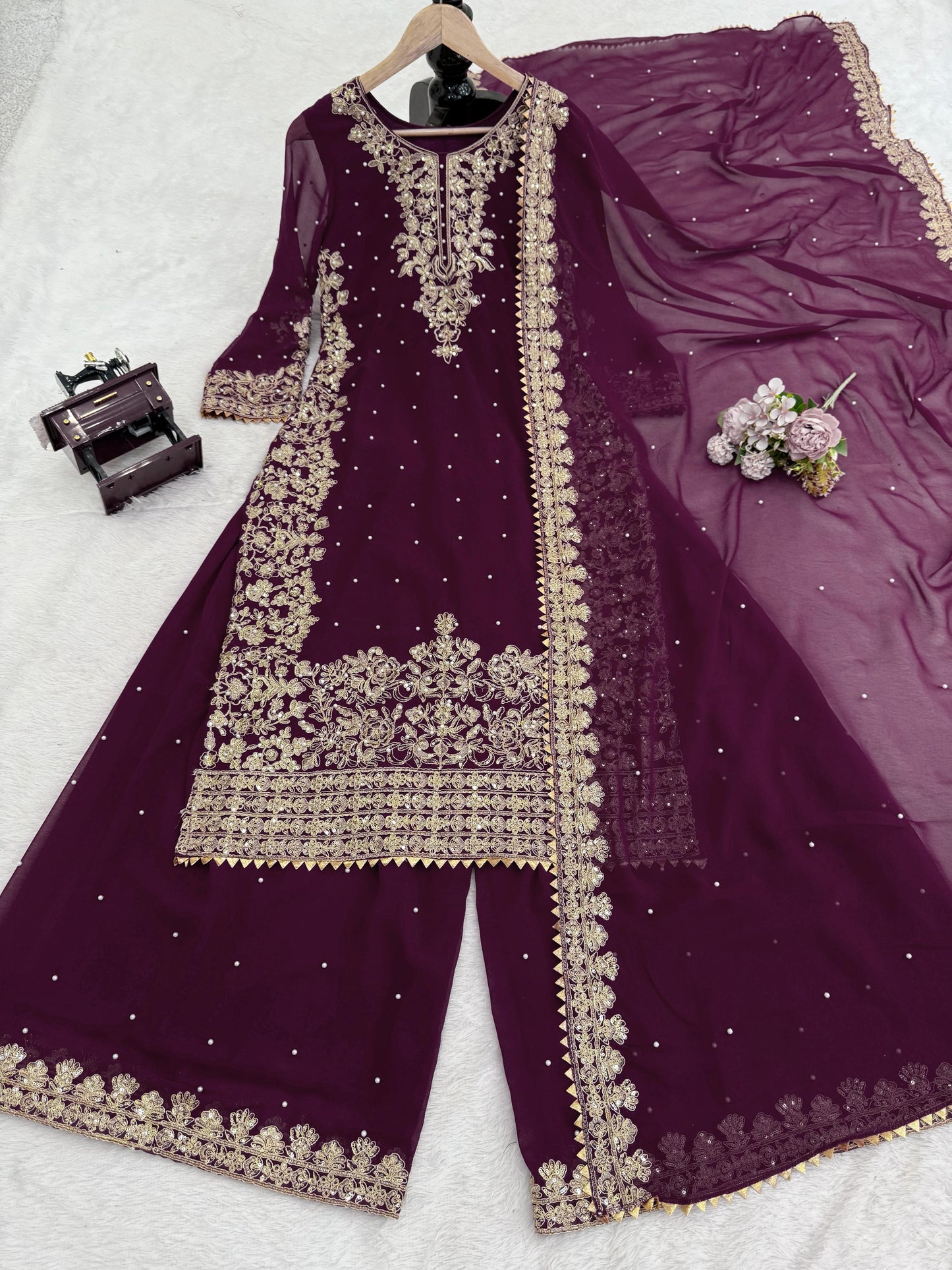 Mahira Sharara Purple