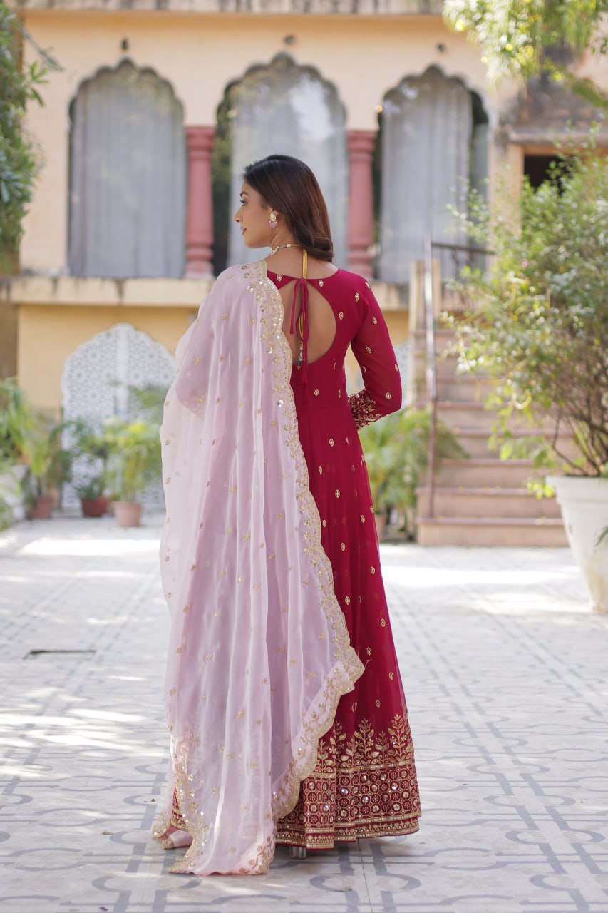 Shanika Anarkali Pink