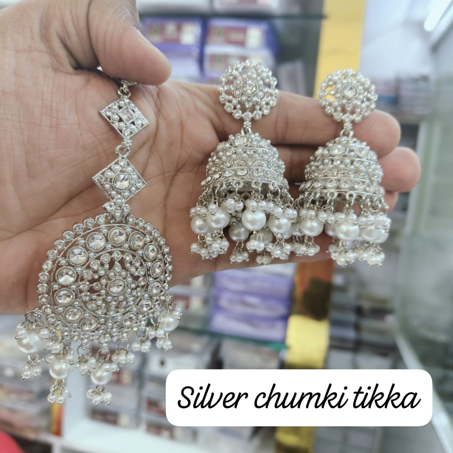 Silver Chumki Tikka