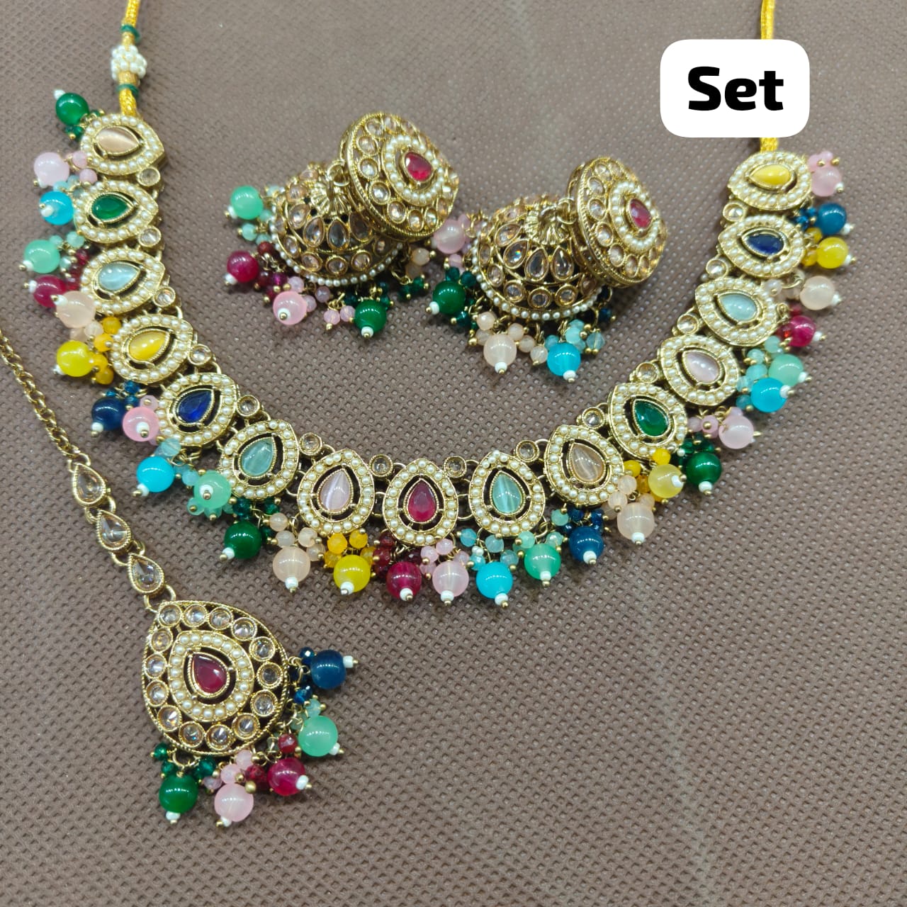 Party Jewellery Set Multi colors