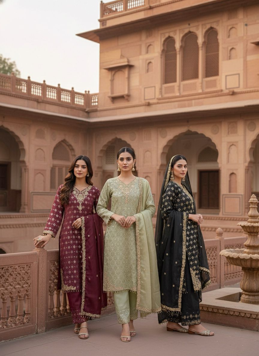 Shahi Sharara Purple