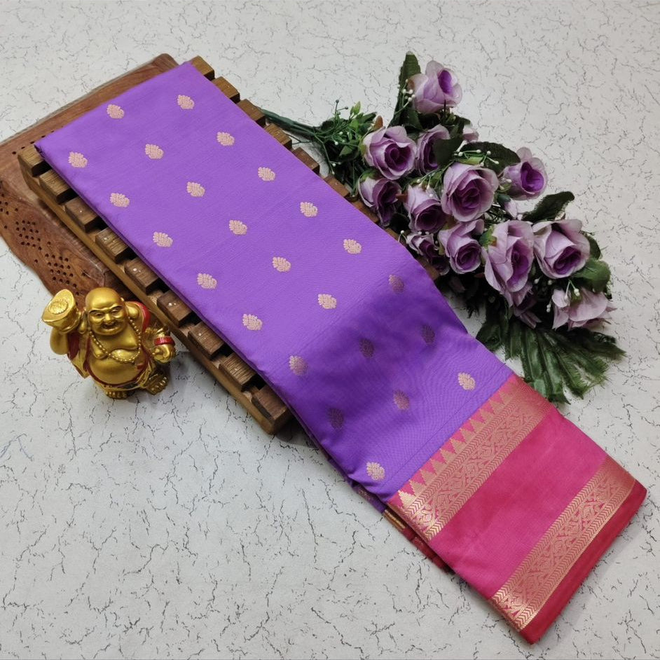 Silk Saree Purple 23