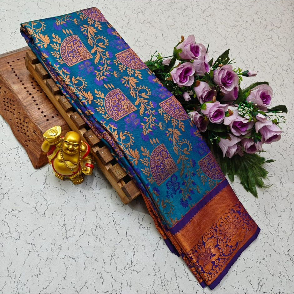 Silk Saree Blue 53