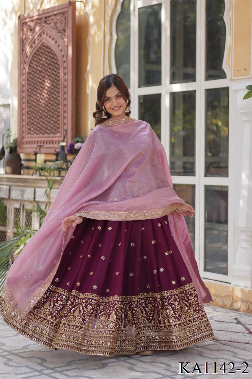 Shanika Anarkali Purple
