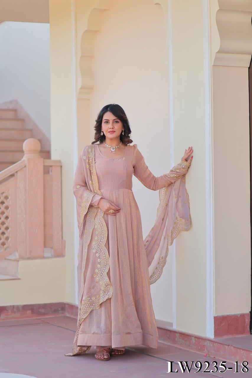 Chand Anarkali Beige