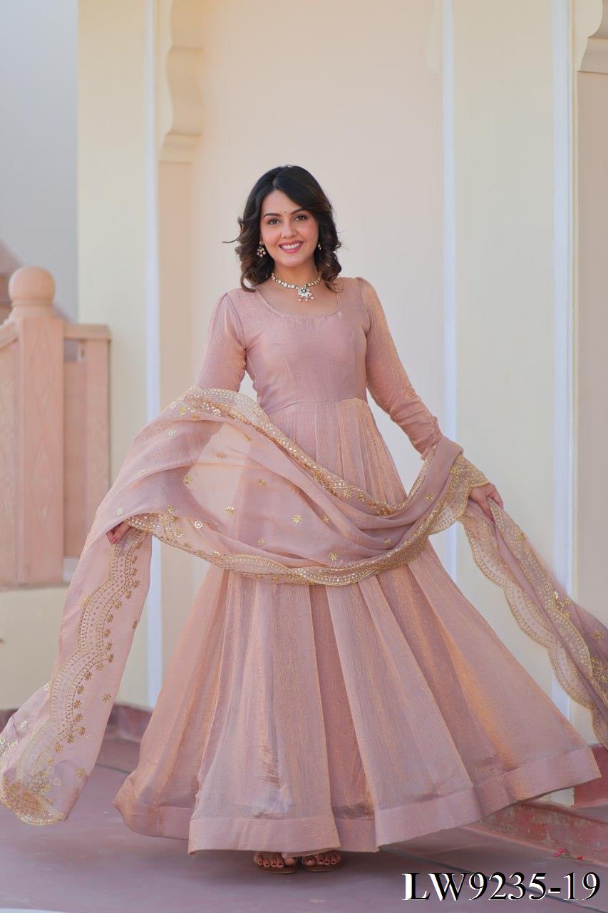 Chand Anarkali Beige