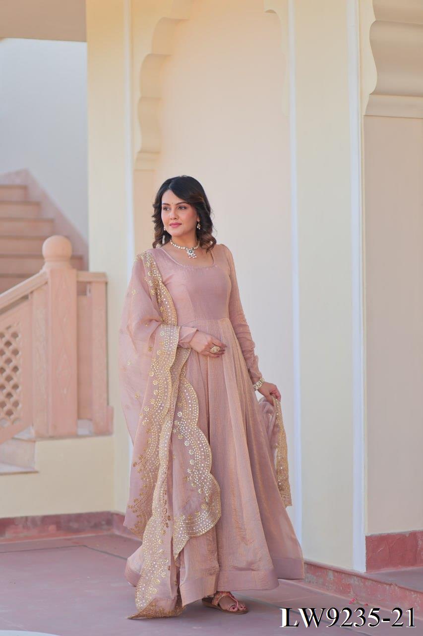 Chand Anarkali Beige
