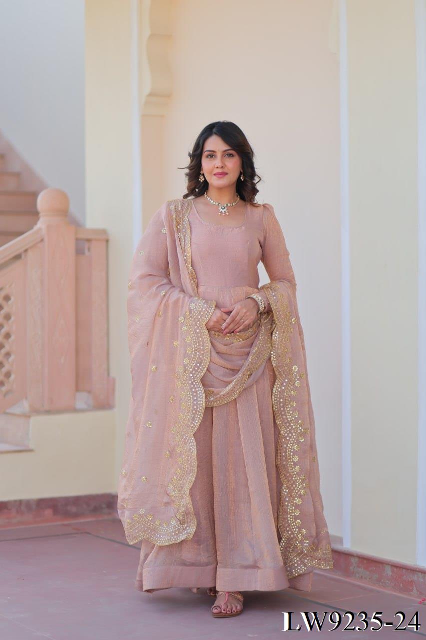 Chand Anarkali Beige