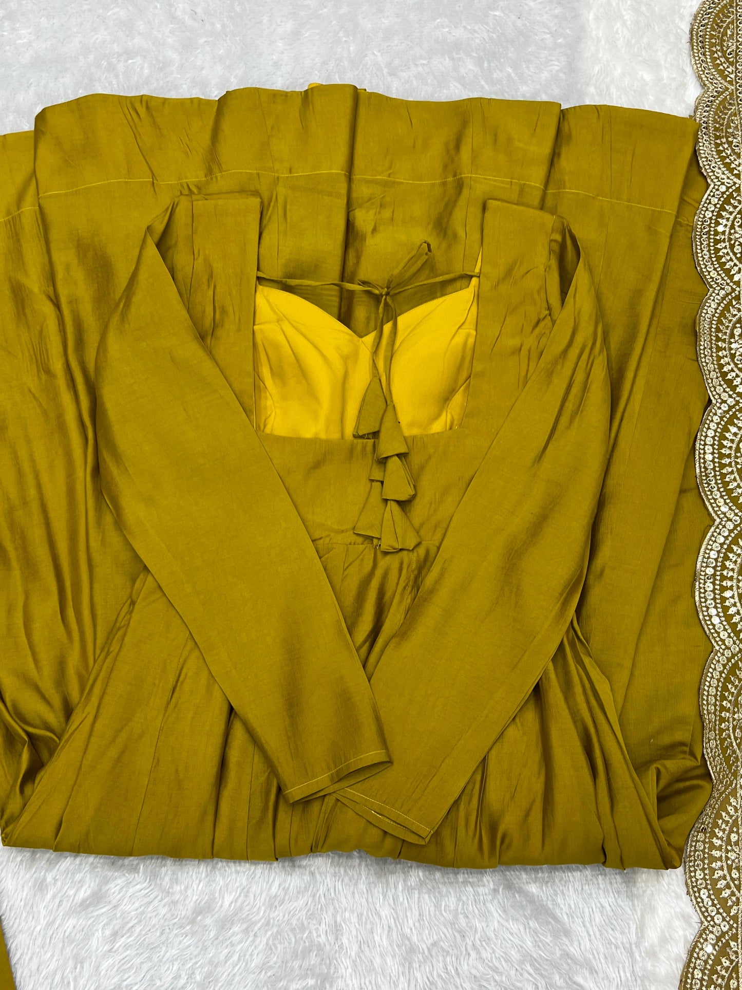 Elegant Yellow Anarkali
