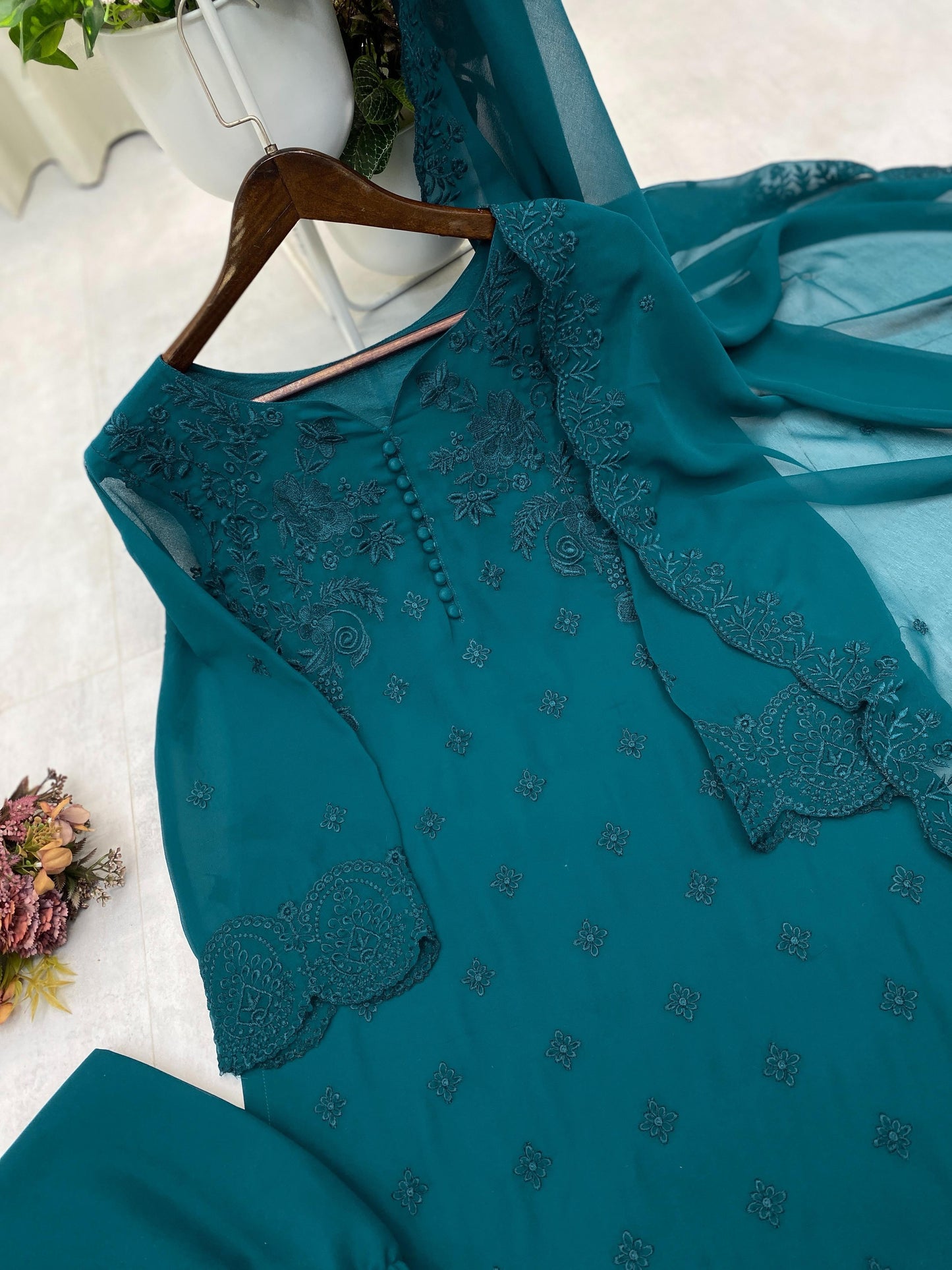 Niva Anarkali Blue