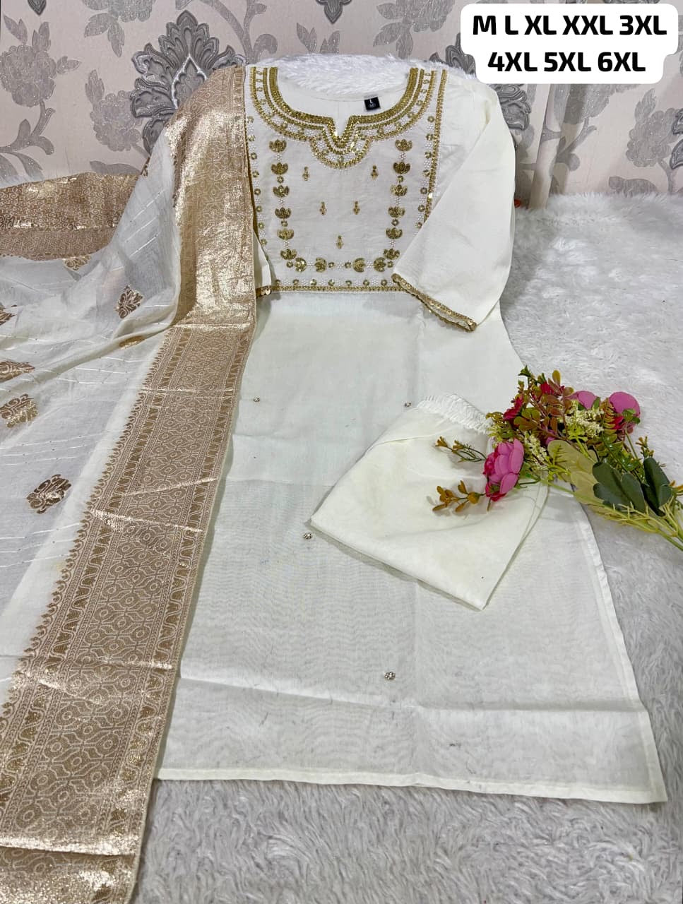 Zoya Kurti Set White