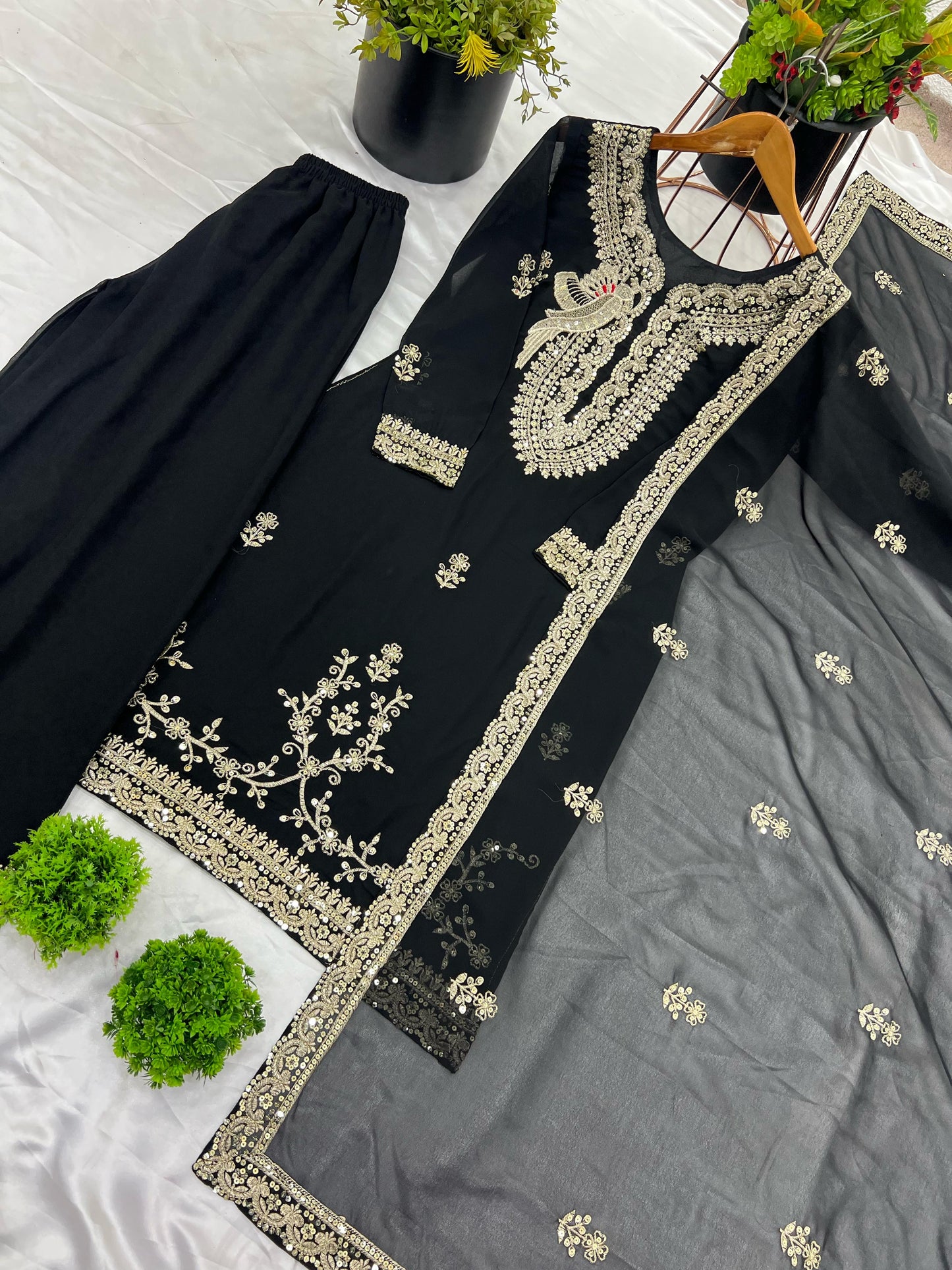 Jameela Sharara/Gharara Black