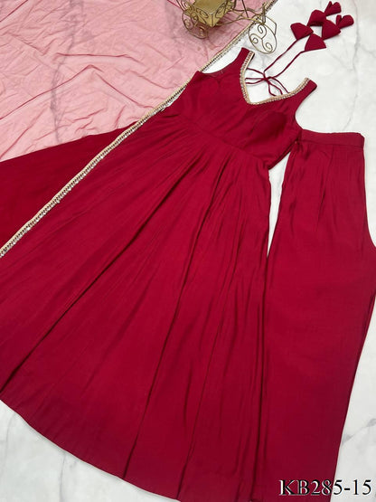 Inaya Anarkali Maroon