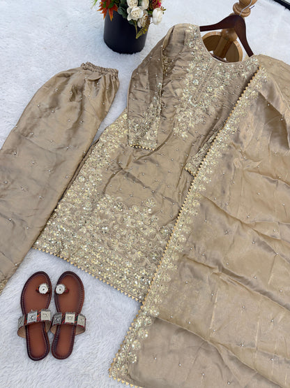 Mahira Sharara Beige