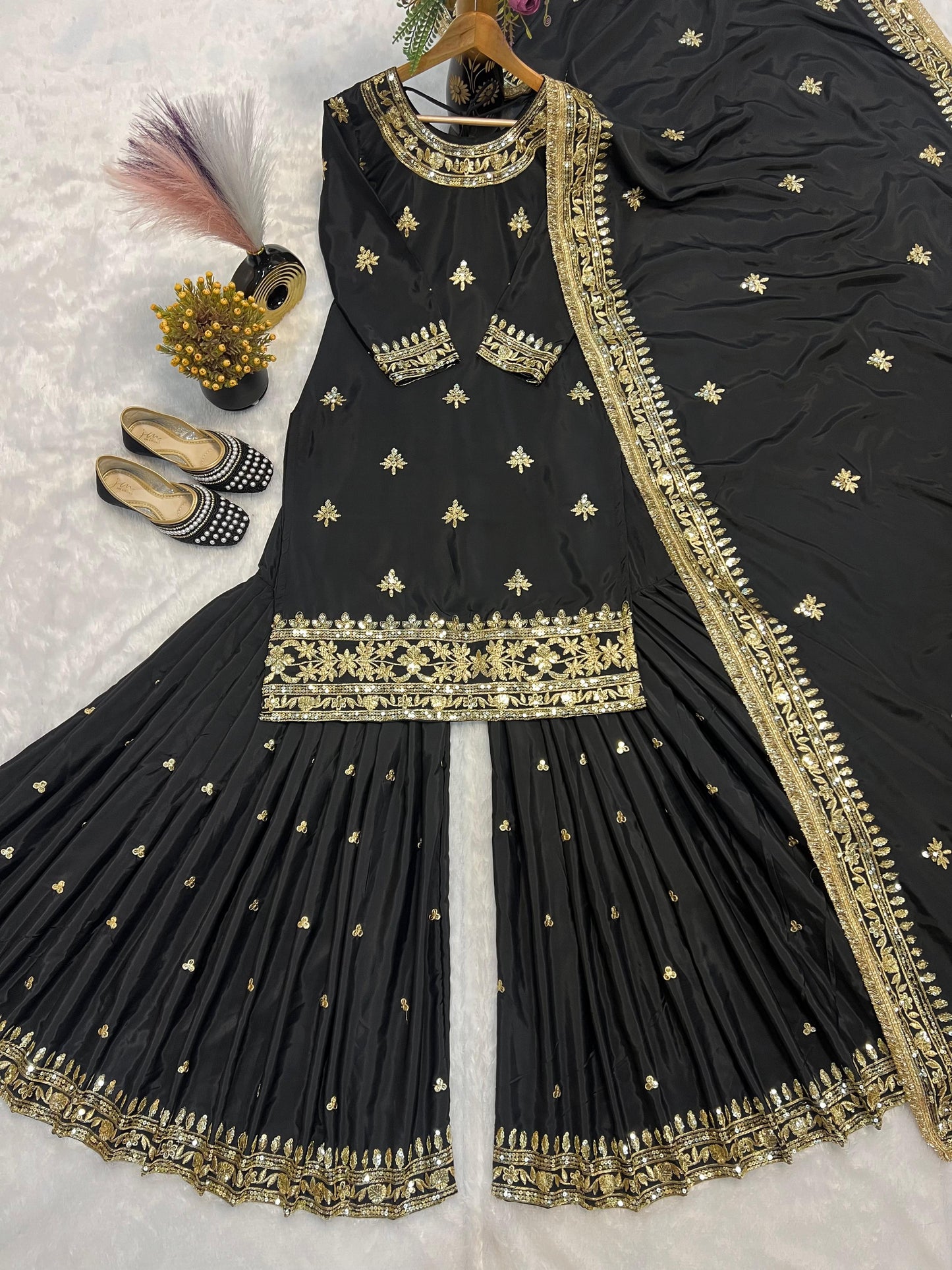 Veni Sharara Black