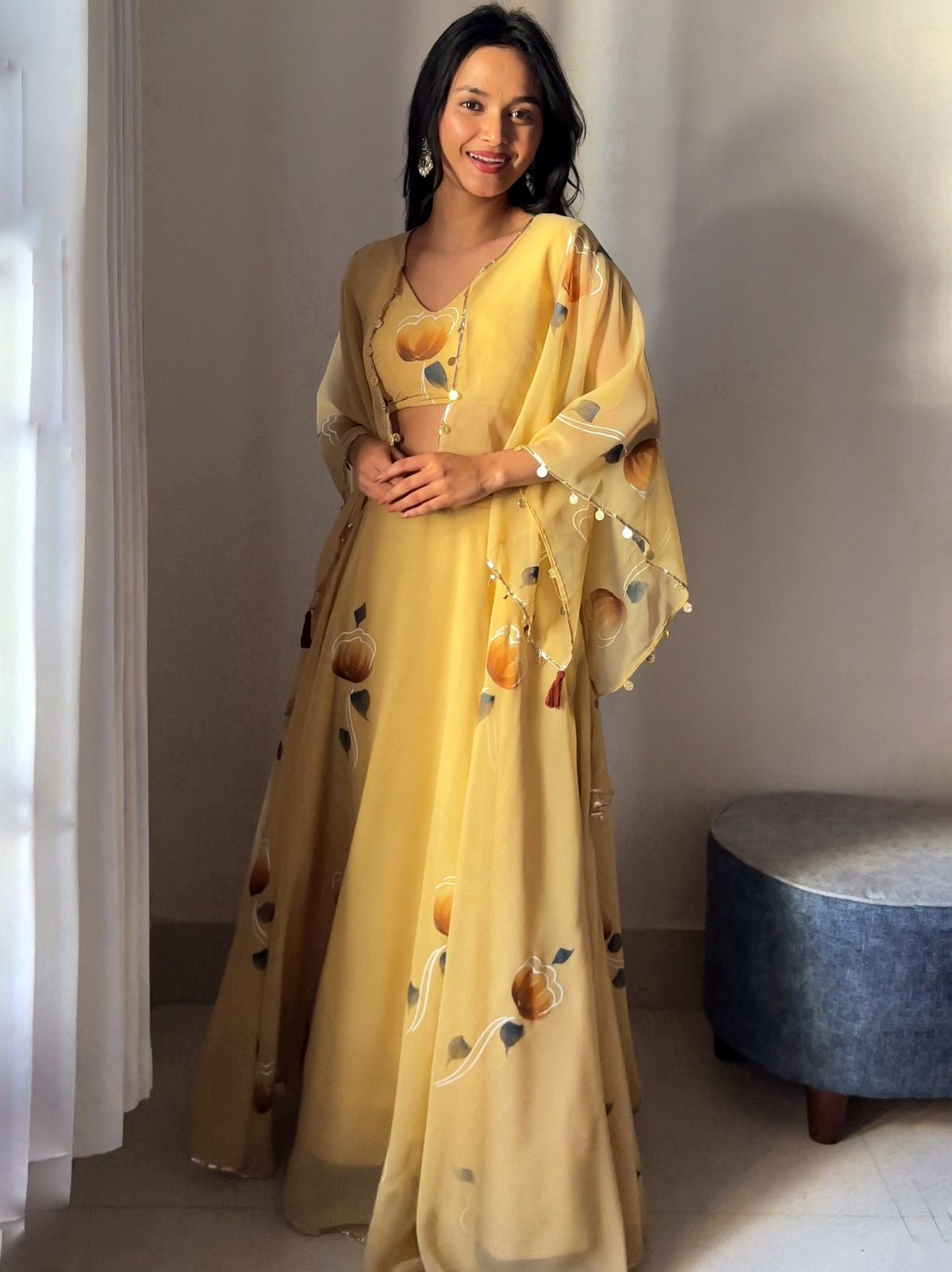 Jenny Fully Stitched Lehenga Yellow